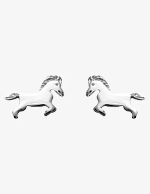Boucles d'oreilles motif cheval argent 925%o SO OR