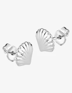 Boucles d'oreilles motif coquillage argent 925%o SO OR