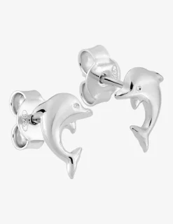 Boucles d'oreilles motif dauphin argent 925%o SO OR