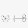 Boucles d'oreilles motif ruban argent 925%o SO OR