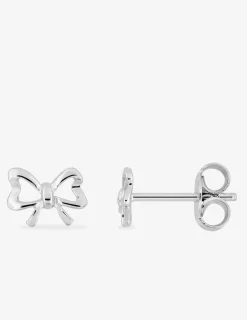 Boucles d'oreilles motif ruban argent 925%o SO OR