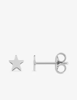 Boucles d'oreilles motif étoile argent 925%o 6 mm SO OR