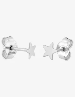 Boucles d'oreilles motif étoile argent 925%o 6 mm SO OR