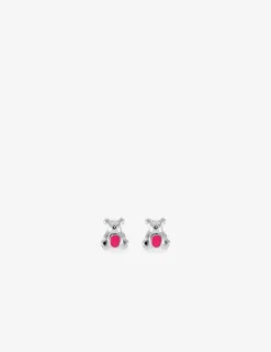 Boucles d'oreilles oursons argent 925 ‰ SO OR
