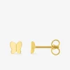 Boucles d'oreilles papillon or jaune 750 ‰ SO OR