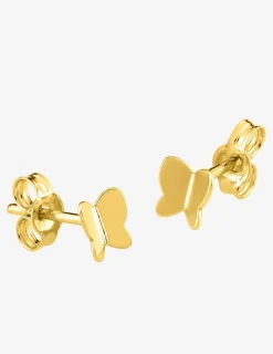 Boucles d'oreilles papillon or jaune 750 ‰ SO OR
