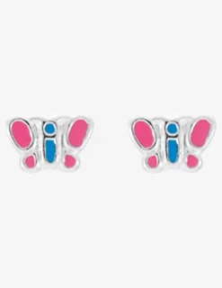 Boucles d'oreilles papillons argent 925 ‰ SO OR