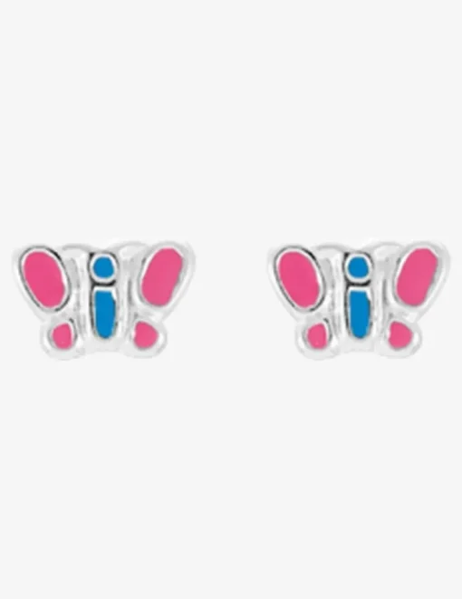 Boucles d'oreilles papillons argent 925 ‰ SO OR