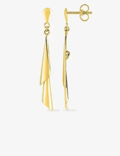 Boucles d'oreilles pendantes or jaune 375‰ SO OR