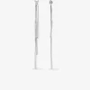 Boucles d'oreilles pendantes or blanc 375‰ SO OR