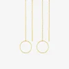 Boucles d'oreilles pendantes or jaune 375‰ SO OR