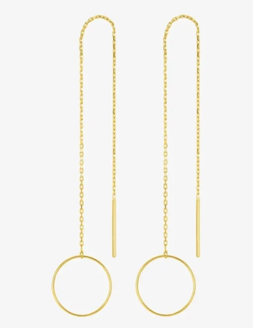 Boucles d'oreilles pendantes or jaune 375‰ SO OR