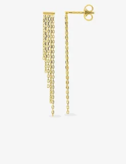 Boucles d'oreilles pendantes or jaune 375‰ SO OR