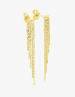 Boucles d'oreilles pendantes or jaune 375‰ SO OR