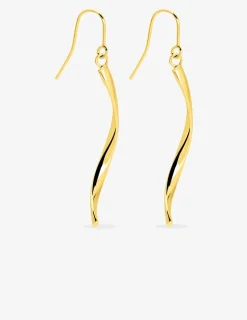 Boucles d'oreilles pendantes or jaune 375‰ SO OR