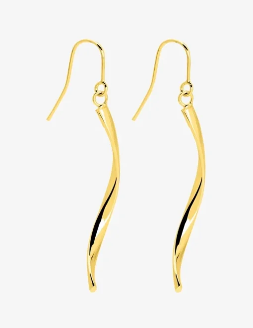 Boucles d'oreilles pendantes or jaune 375‰ SO OR