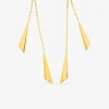 Boucles d'oreilles pendantes or jaune 750 ‰ SO OR