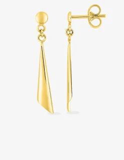 Boucles d'oreilles pendantes or jaune 375‰ SO OR