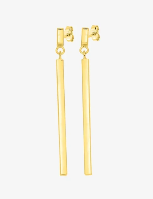Boucles d'oreilles pendantes or jaune 375‰ SO OR