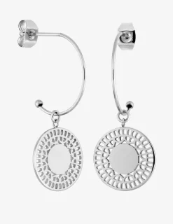 Boucles d'oreilles pendantes en acier SO OR