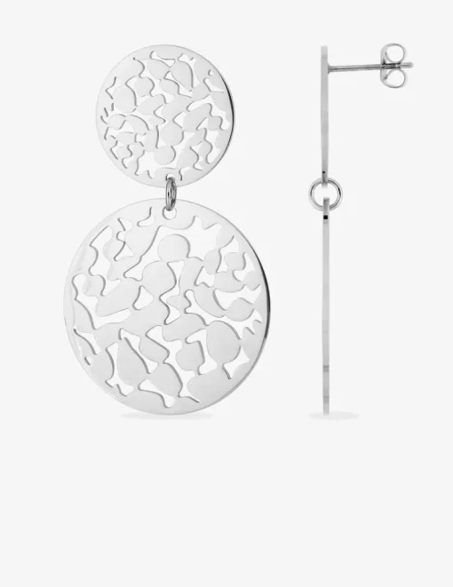 Boucles d’oreilles pendantes en acier SO OR