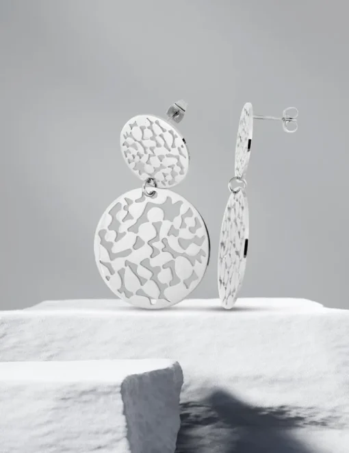 Boucles d’oreilles pendantes en acier SO OR