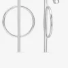Boucles d'oreilles pendantes anneau argent 925‰ SO OR