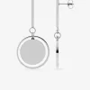 Boucles d'oreilles pendantes cercle acier SO OR