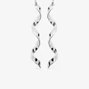 Boucles d'oreilles pendantes torsadées argent 925‰ SO OR