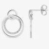 Boucles d'oreilles pendantes argent 925 ‰ rhodié SO OR