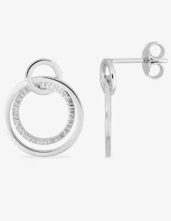 Boucles d'oreilles pendantes argent 925 ‰ rhodié SO OR