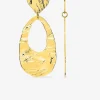 Boucles d'oreilles pendantes en acier doré SO OR