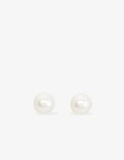 Boucles d'oreilles perles de culture eau douce argent rhodié 925%o 4 mm SO OR