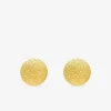 Boucles d'oreilles sphères 5 mm or jaune 750 ‰ SO OR
