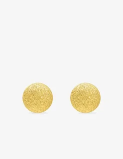 Boucles d'oreilles sphères 4 mm or jaune 750 ‰ SO OR