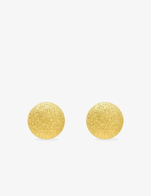 Boucles d'oreilles sphères 4 mm or jaune 750 ‰ SO OR