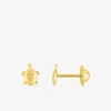 Boucles d'oreilles tortue or jaune 375‰ SO OR