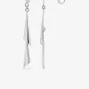 Boucles d'oreilles tubes argent 925‰ rhodié SO OR
