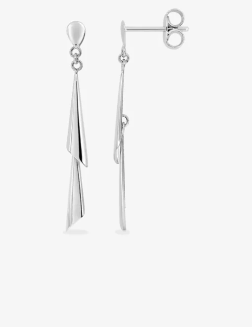 Boucles d'oreilles tubes argent 925‰ rhodié SO OR