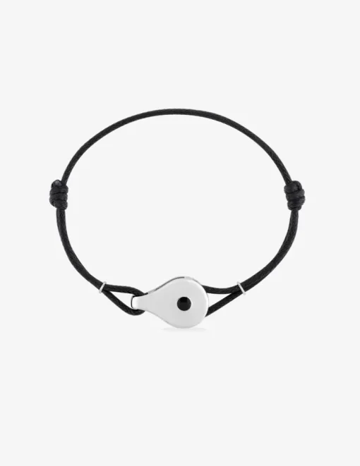 Bracelet 1847 en argent et cordon SO OR