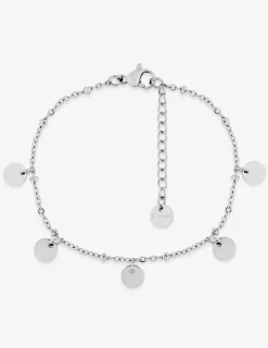 Bracelet acier avec pampilles rondes lisses SO OR
