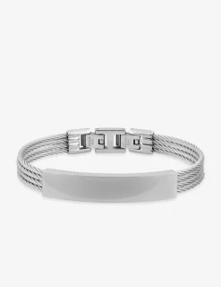 Bracelet acier CARGO 4 rangs de cables SO OR