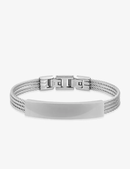 Bracelet acier CARGO 4 rangs de cables SO OR