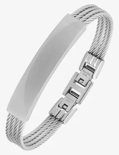 Bracelet acier CARGO 4 rangs de cables SO OR
