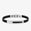 Bracelet acier CARGO câbles et plaque ajourée SO OR