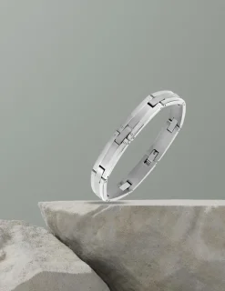 Bracelet acier CARGO maillons finition mat et brillant SO OR