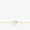 Bracelet acier doré avec cœur nacré SO OR