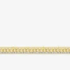 Bracelet acier doré et oxydes de zirconium SO OR