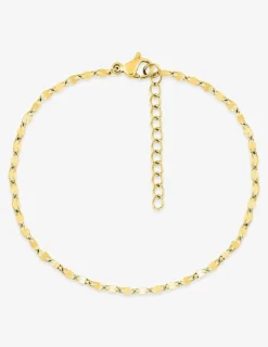 Bracelet acier doré maille fantaisie SO OR