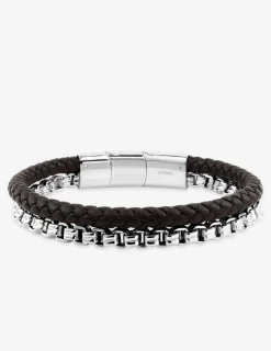 Bracelet acier et autre matière fantaisie SO OR